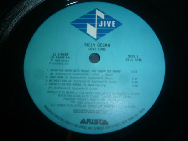 画像: BILLY OCEAN/LOVE ZONE