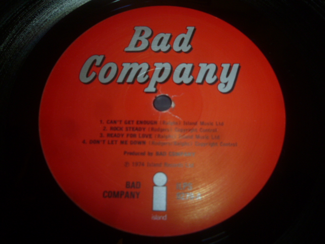 画像: BAD COMPANY/SAME