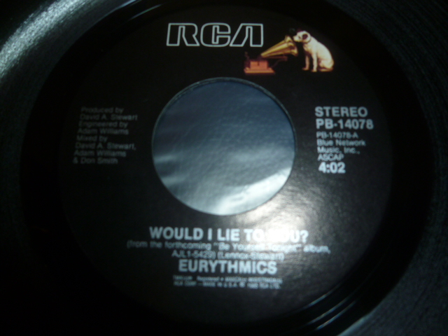 画像: EURYTHMICS/WOULD I LIE TO YOU?