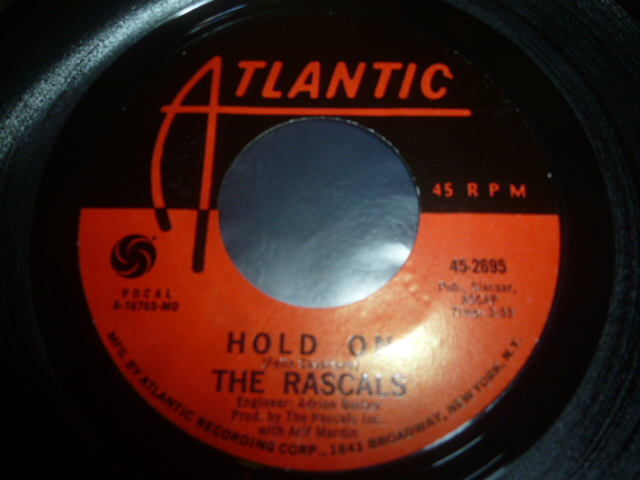 画像1: RASCALS/HOLD ON