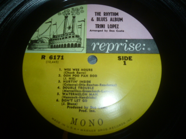 画像: TRINI LOPEZ/THE RHYTHM & BLUES ALBUM