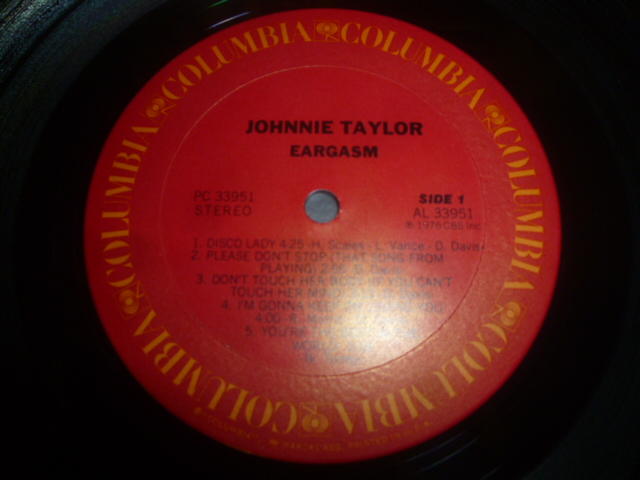 画像: JOHNNIE TAYLOR/EARGASM