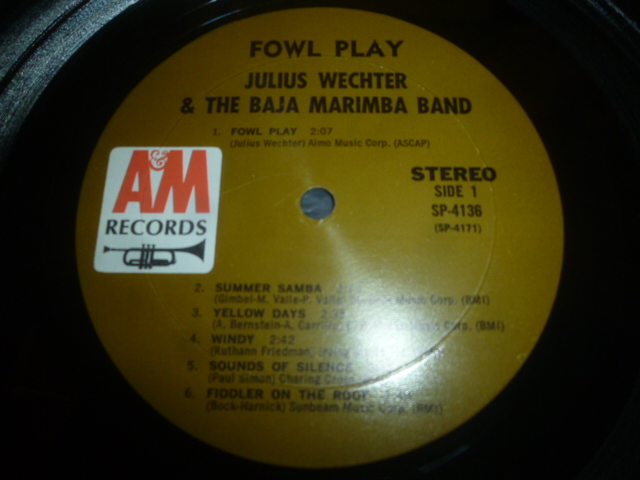 画像: JULIUS WECHTER & THE BAJA MARIMBA BAND/FOWL PLAY