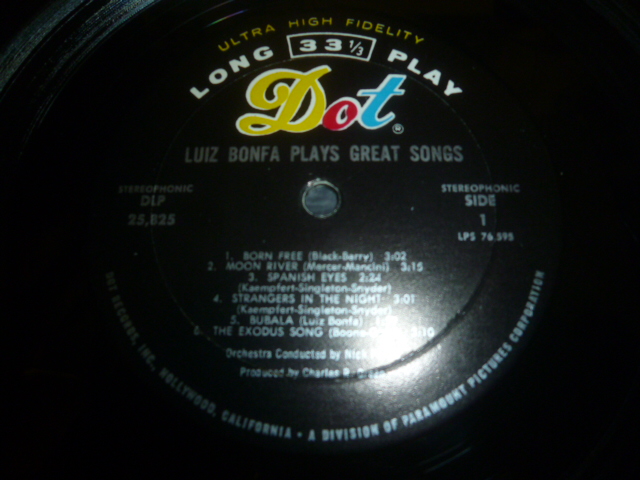 画像: LUIZ BONFA/PLAYS GREAT SONGS