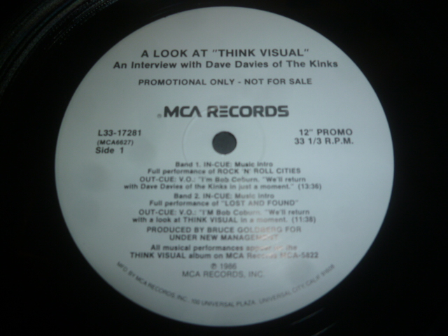 画像: KINKS/A LOOK AT "THINK VISUAL"