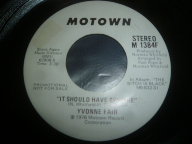 画像: YVONNE FAIR/IT SHOULD HAVE BEEN ME