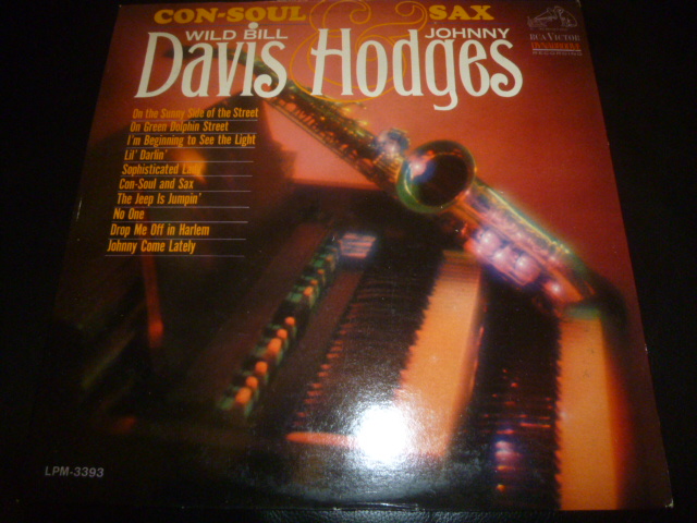 画像1: WILD BILL DAVIS & JOHNNY HODGES/CON-SOUL AND SAX