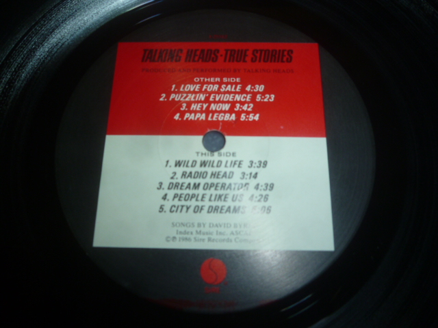 画像: TALKING HEADS/TRUE STORIES