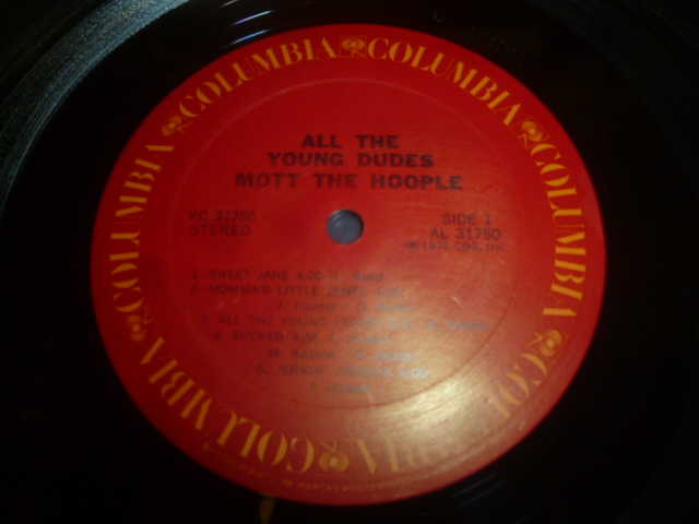 画像: MOTT THE HOOPLE/ALL THE YOUNG DUDES