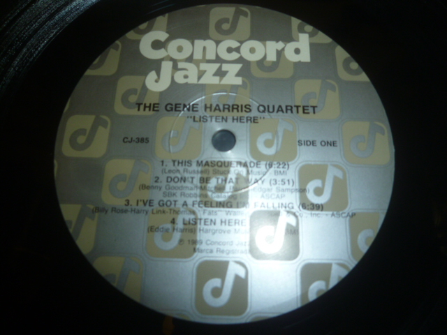 画像: GENE HARRIS QUARTET/LISTEN HERE