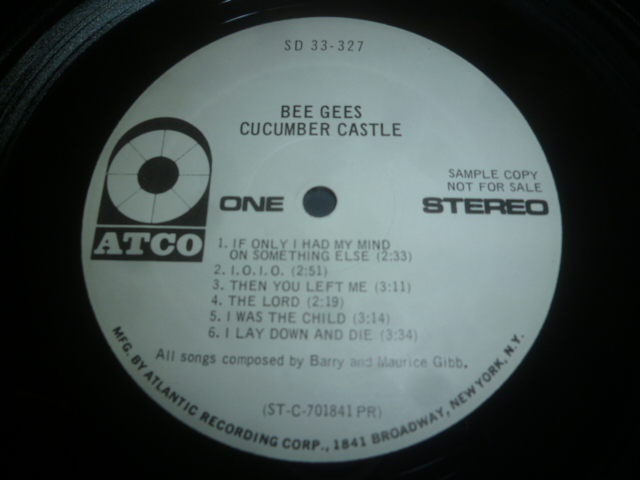 画像: BEE GEES/CUCUMBER CASTLE