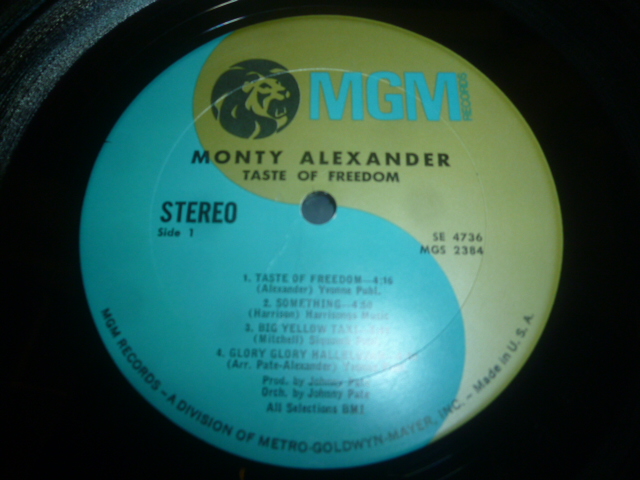 画像: MONTY ALEXANDER/TASTE OF FREEDOM