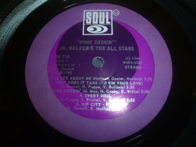 画像: JR. WALKER & THE ALL STARS/HOME COOKIN'