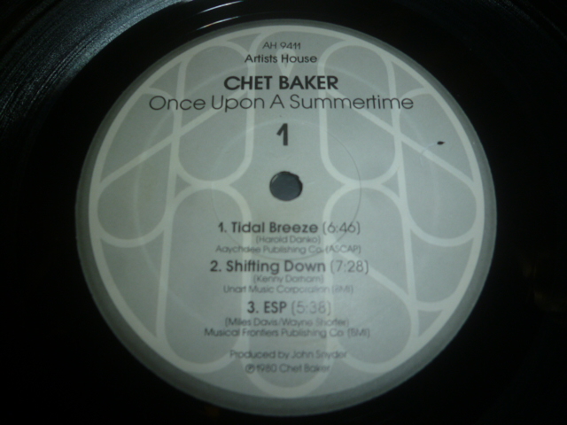 画像: CHET BAKER/ONCE UPON A SUMMERTIME