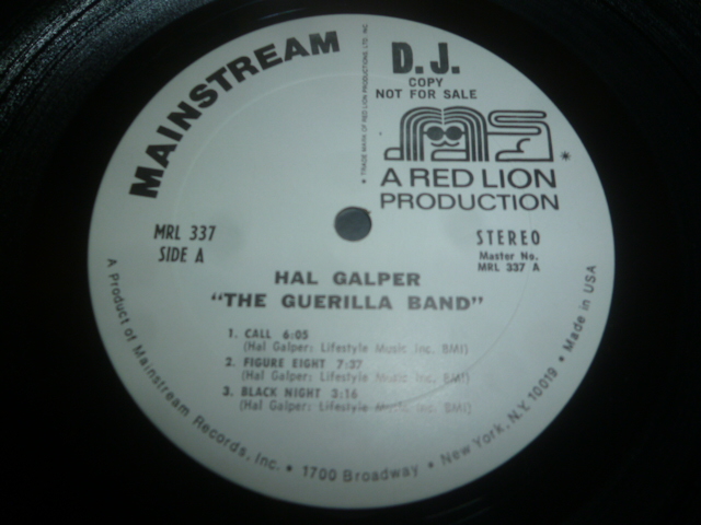 画像: HAL GALPER/THE GUERILLA BAND