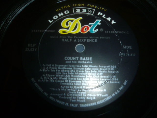 画像: COUNT BASIE & HIS ORCHESTRA/HALF A SIXPENCE