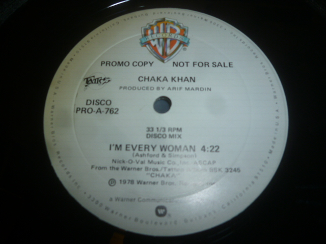 画像: CHAKA KHAN/I'M EVERY WOMAN (12")
