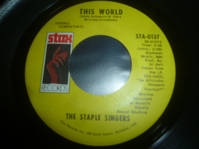 画像1: STAPLE SINGERS/THIS WORLD