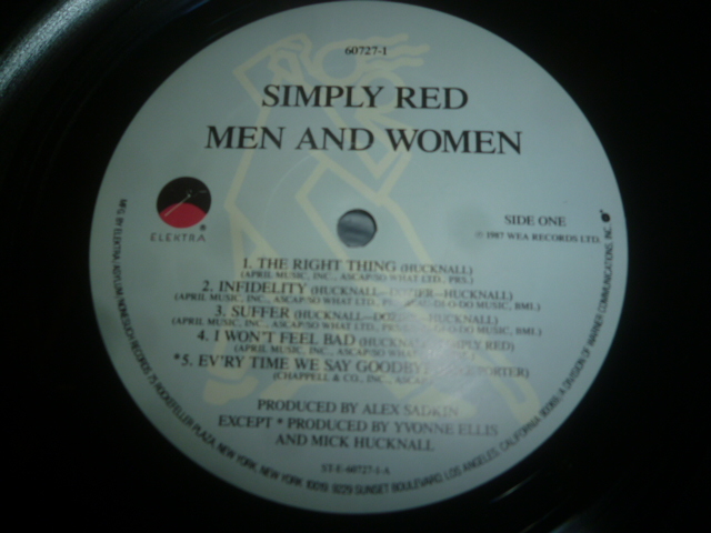 画像: SIMPLY RED/MEN AND WOMEN