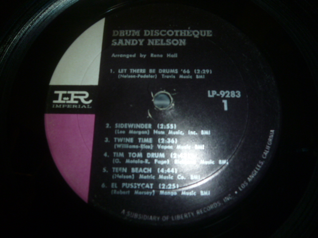 画像: SANDY NELSON/DRUM DISCOTHEQUE