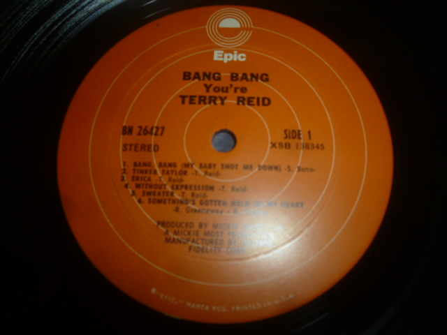 画像: TERRY REID/BANG, BANG YOU'RE TERRY REID