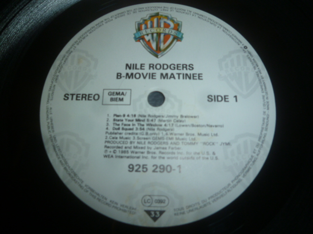 画像: NILE ROGERS/B-MOVIE MATINEE