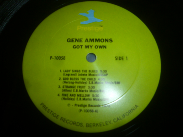 画像: GENE AMMONS/GOT MY OWN