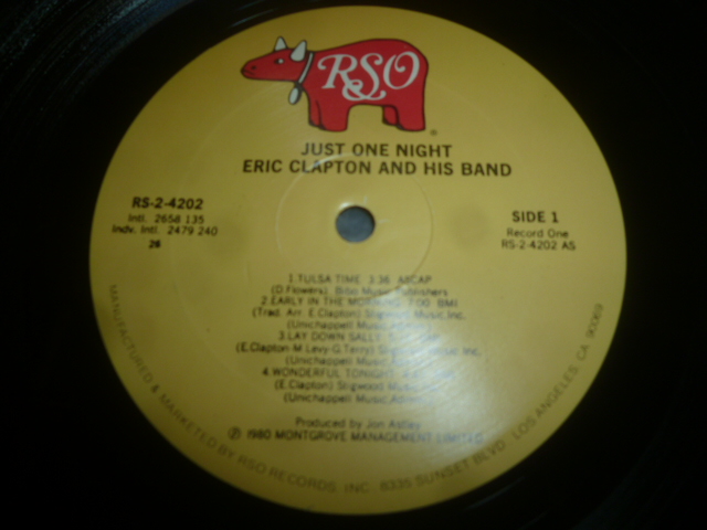 画像: ERIC CLAPTON/JUST ONE NIGHT