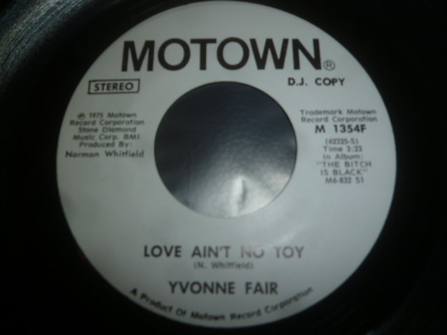 画像: YVONNE FAIR/LOVE AIN'T NO TOY