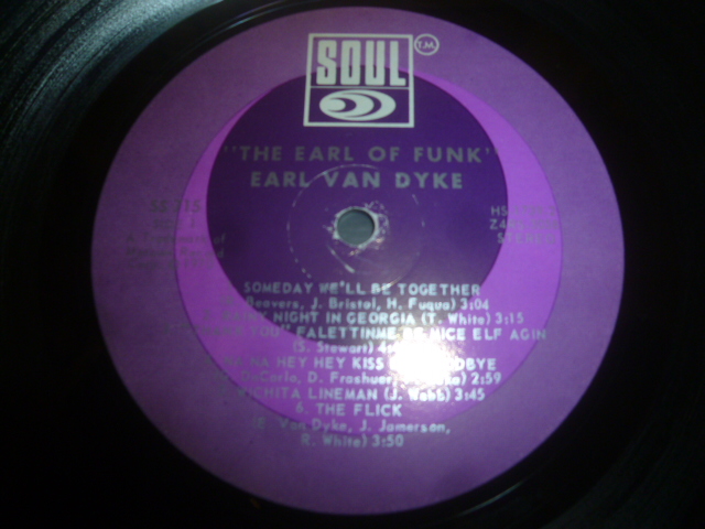 画像: EARL VAN DYKE/THE EARL OF FUNK