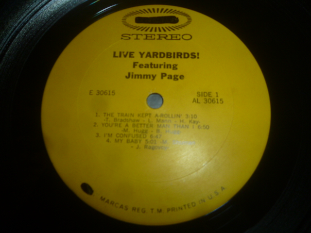 画像: YARDBIRDS/LIVE YARDBIRDS!