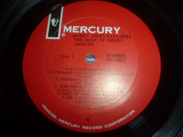 画像: QUINCY JONES/EXPLORES THE MUSIC OF HENRY MANCINI