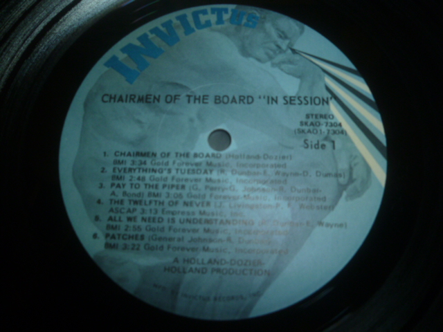 画像: CHAIRMEN OF THE BOARD/IN SESSION