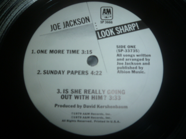 画像: JOE JACKSON/LOOK SHARP (10"x 2)