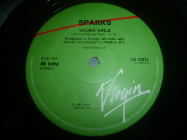 画像: SPARKS/YOUNG GIRLS (12")