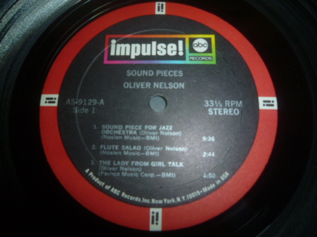 画像: OLIVER NELSON/SOUND PIECES