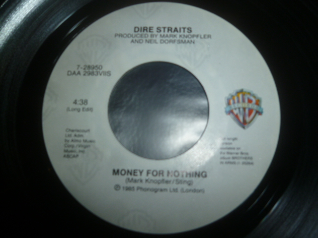 画像: DIRE STRAITS/MONEY FOR NOTHING