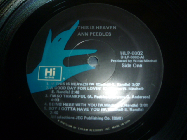 画像: ANN PEEBLES/IF THIS IS HEAVEN