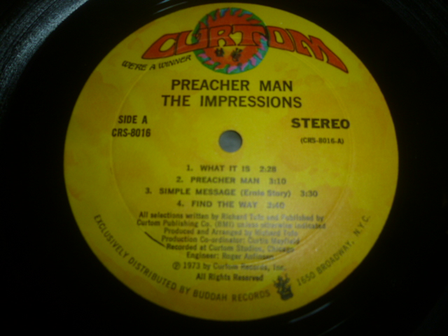 画像: IMPRESSIONS/PREACHER MAN