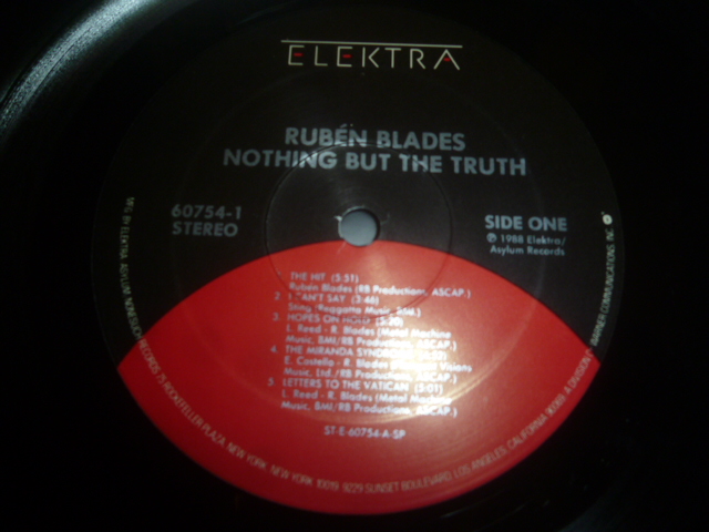 画像: RUBEN BLADES/NOTHING BUT THE TRUTH