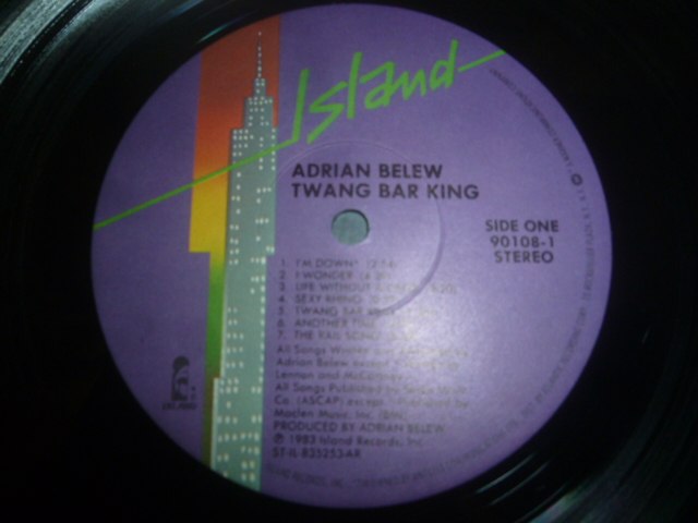 画像: ADRIAN BELEW/TWANG BAR KING