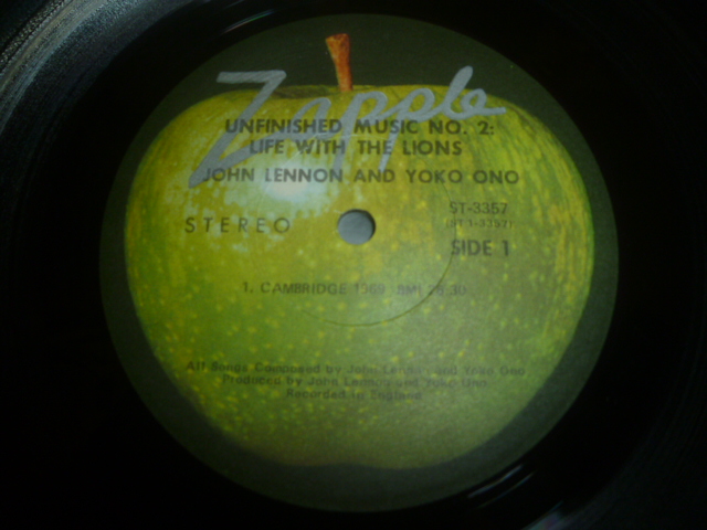 画像: JOHN LENNON & YOKO ONO/UNFINISHED MUSIC NO. 2 ; LIFE WITH THE LIONS