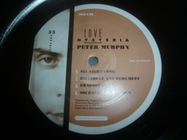 画像: PETER MURPHY/LOVE HYSTERIA