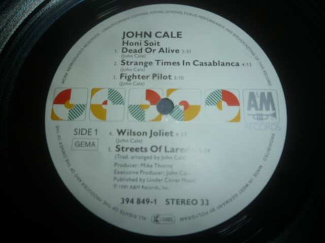 画像: JOHN CALE/HONI SOIT