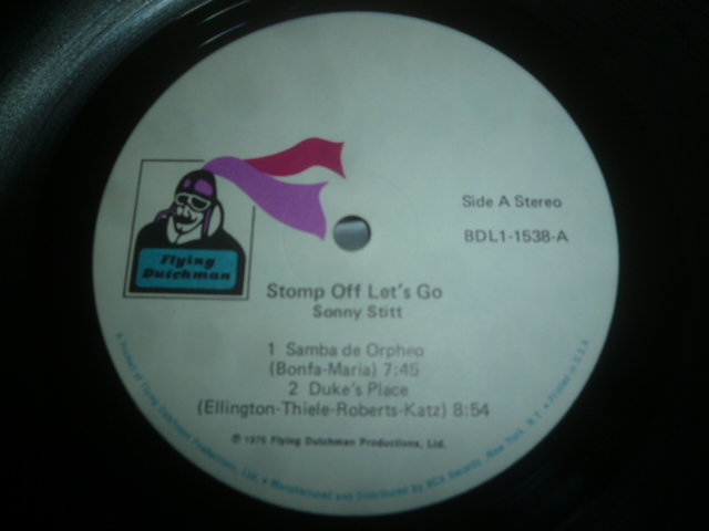 画像: SONNY STITT/STOMP OFF LET'S GO