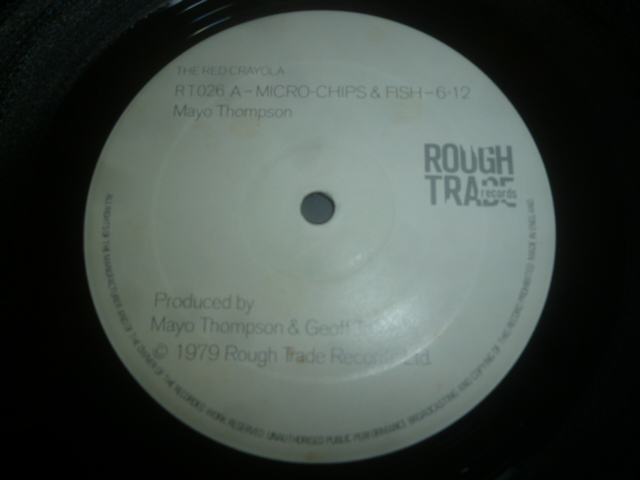 画像: RED CRAYOLA/A-MICRO-CHIPS & FISH (12")