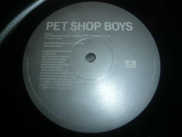 画像: PET SHOP BOYS/OPPOTUNITIES (12")