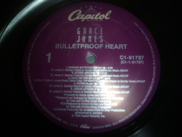 画像: GRACE JONES/BULLETPROOF HEART