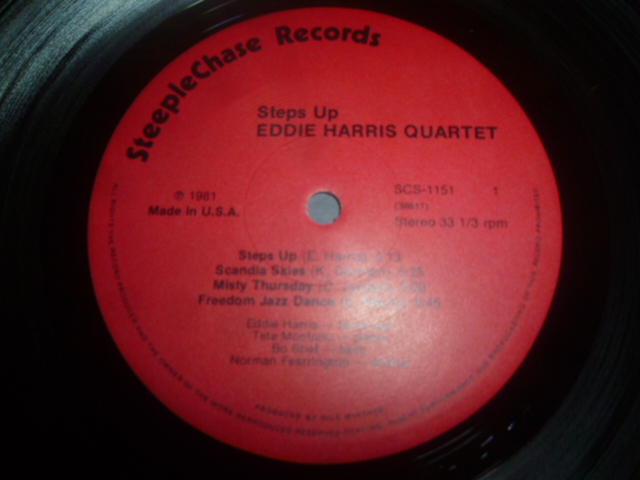 画像: EDDIE HARRIS QUARTET/STEPS UP