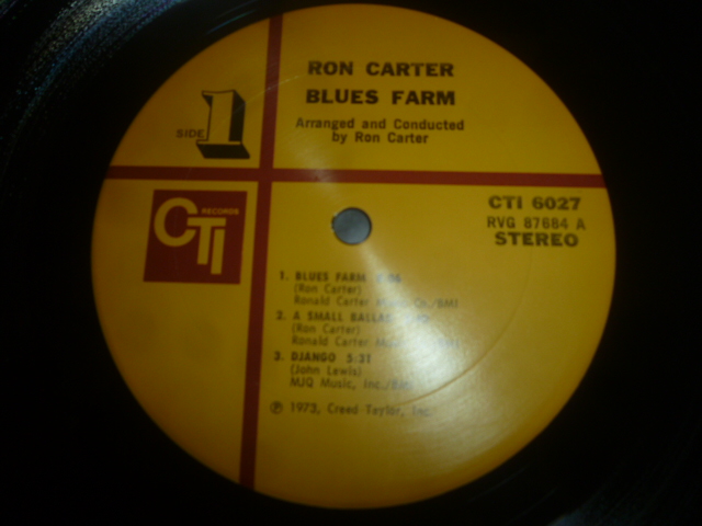 画像: RON CARTER/BLUES FARM